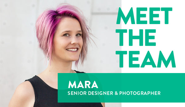 portrait of Mara, senior designer and photographer